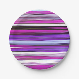 Plato De Papel Resumen #2: Desenfoque morado