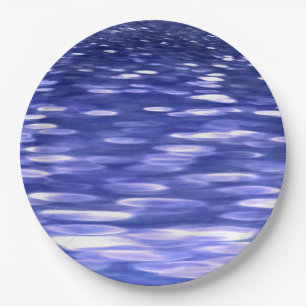 Plato De Papel Resumen #3: Brillo azul