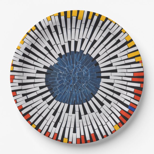 Plato De Papel Resumen en cinta: arranque (Anverso)