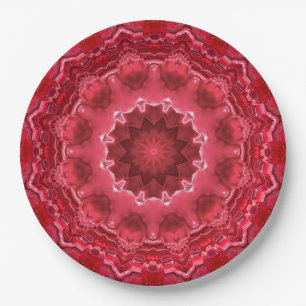 Plato De Papel Resumen , mandala , caleidoscopio