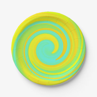 Plato De Papel Resumen Swirl 250816 - 01b