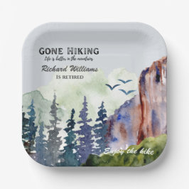 Plato De Papel Retirement Gone Hiking Life is Better Mountains