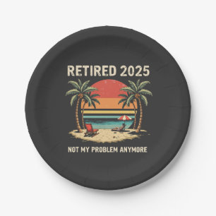 Plato De Papel Retires 2025 Ya No Es Mi Problema