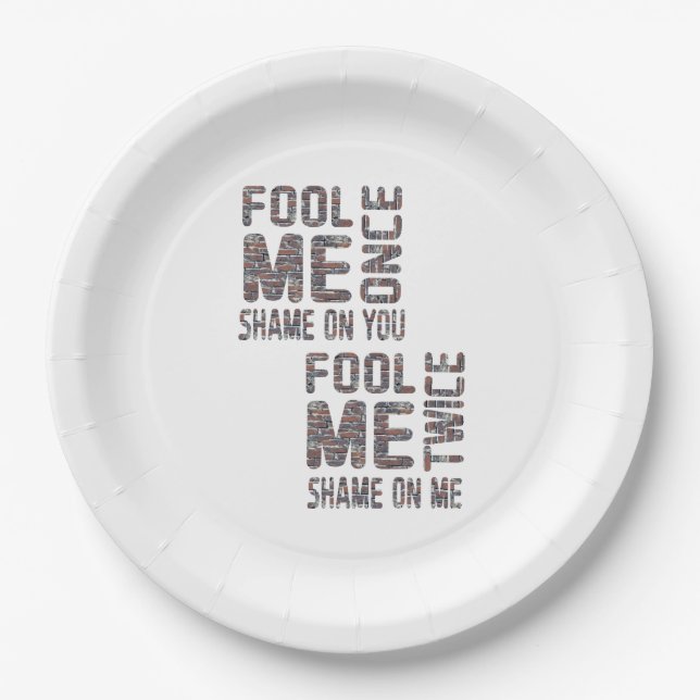 Plato De Papel Retro de cosecha blanca y negra de la bandera de l (Anverso)