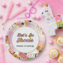 Retro Grooy Vayamos a ghoul Halloween Cumpleaños