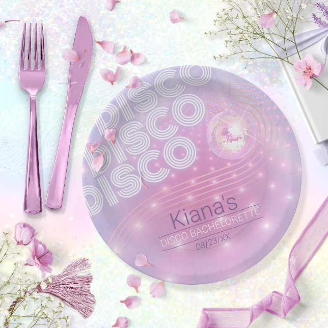 Plato De Papel Retro Last Blast Blast Disco Bachelorette ID928 (Subido por el creador)