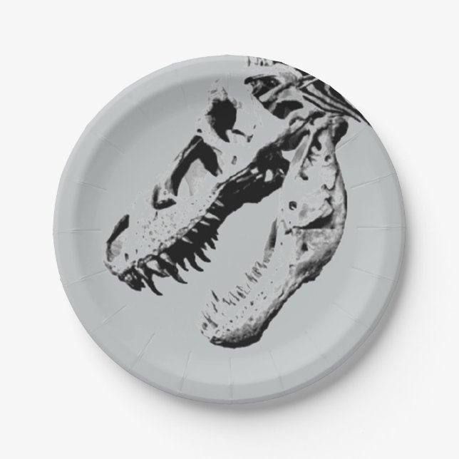 Plato De Papel Rex del Tyrannosaurus (Anverso)