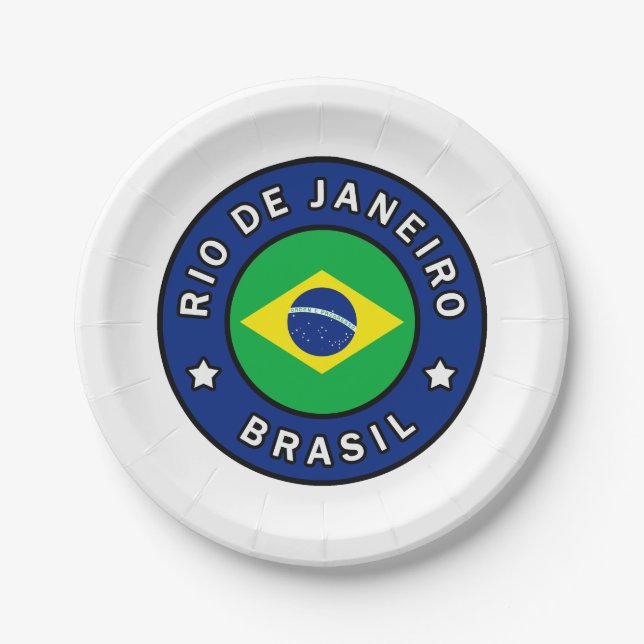 Plato De Papel Río de Janeiro Brasil (Anverso)