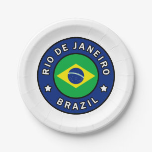 Plato De Papel Río de Janeiro el Brasil