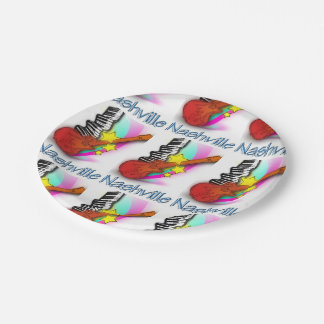 Plato De Papel Ritmo de Nashville