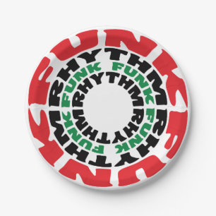 Plato De Papel Ritmo Funk Funk Rhythm