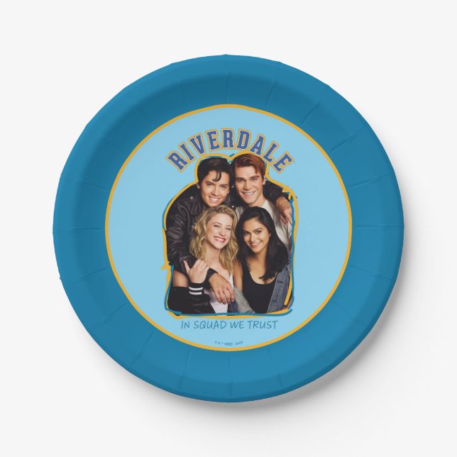 Plato De Papel Riverdale - En Squad confiamos (Anverso)