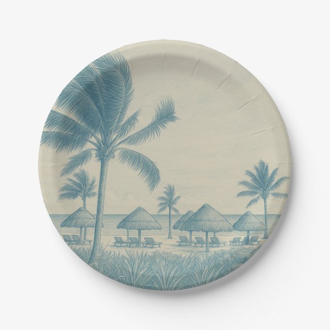 Plato De Papel Riviera Paper Plate (Anverso)