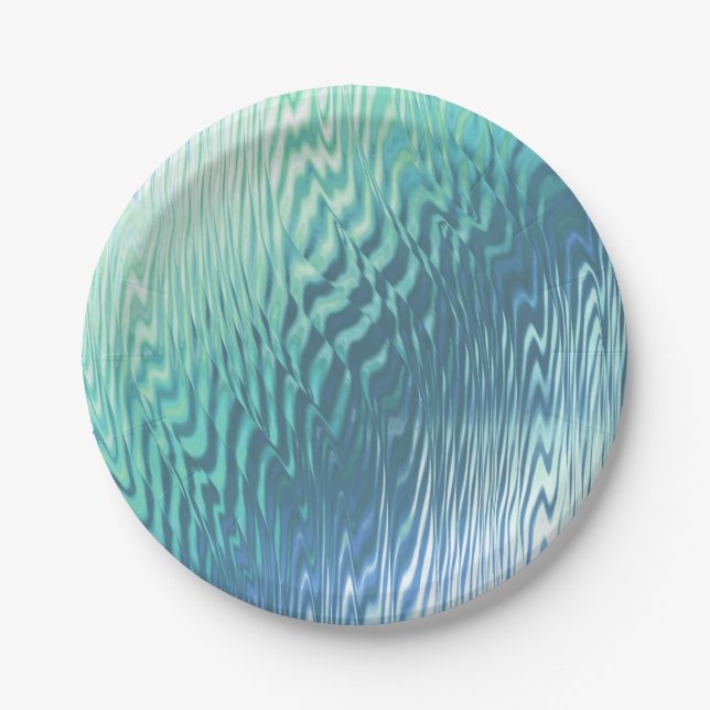 Plato De Papel rizo de menta fresco: (Anverso)