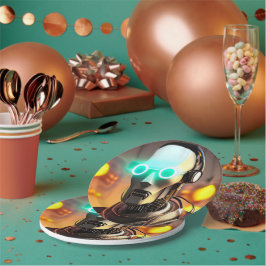 Plato De Papel Robot 2 placas de papel