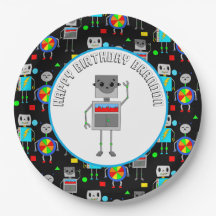 Robot de cumpleaños de un niño personalizado