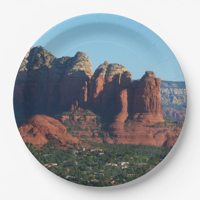 Plato De Papel Roca Coffee Pot I en Sedona Arizona (Anverso)