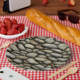 Plato De Papel Rock Garden