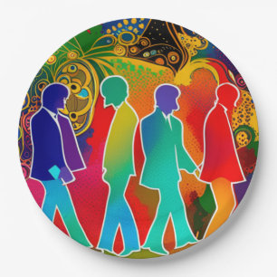 Plato De Papel Rock Stars
