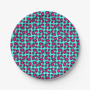 Plato De Papel Rockstar Leopard