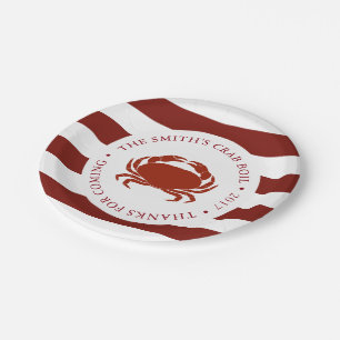 Plato De Papel Rojo modificado para requisitos particulares