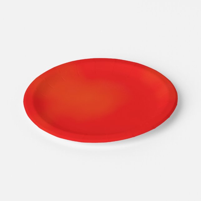 Plato de papel rojo sobre fondo blanco (Angular)