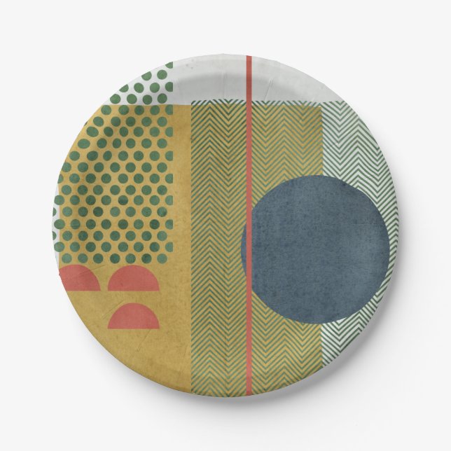 Plato De Papel Rojo solar IV (Anverso)