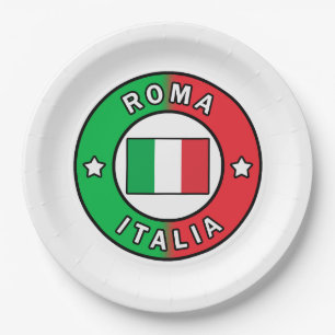 Plato De Papel Roma Italia