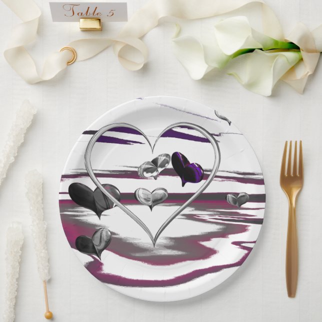 Plato De Papel Romance futurista (Boda)