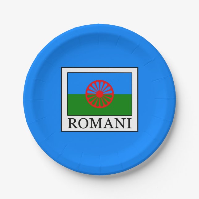 Plato De Papel Romani (Anverso)
