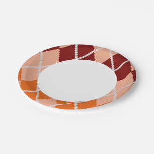 Plato De Papel Ropa de argla realista