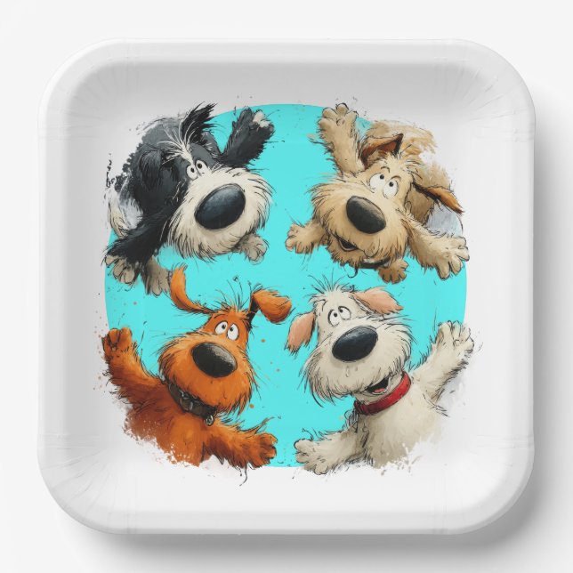 Plato De Papel ROPA EN TODAS LAS OCASIONES O Festividades (Anverso)