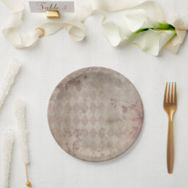 Plato De Papel rosa