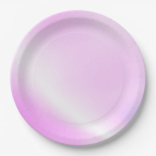 Plato de Papel Rosa Bonito