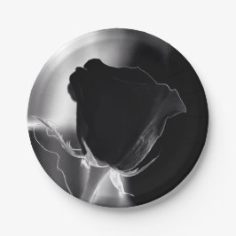 Plato De Papel Rosa Noire