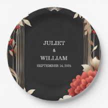 Rosas Jardín Diamante Negro Rojo Y Boda Oro