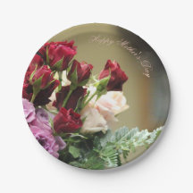 Rosas Rojo Y Púrpura