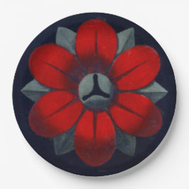 Plato De Papel Rosette arquitectónico n.º 3