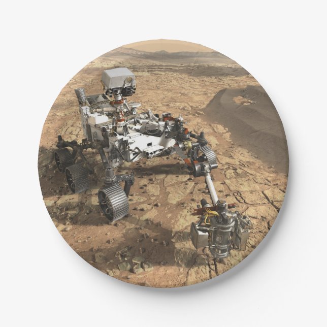 Plato De Papel Rover Marte 2020 (Anverso)