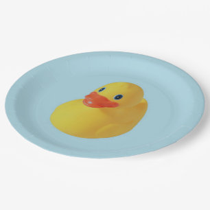 Plato De Papel Rubber Ducky