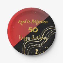 Rubor Black and Gold Color Palette Happy Birday