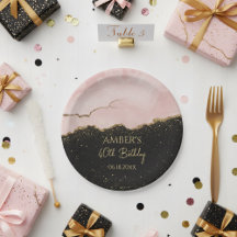 Rubor Champagne Dorado Brillo Acuarela Abstracta