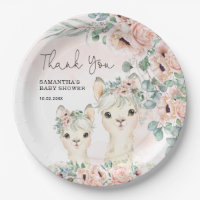 Rubor Floral Llama Mama Eucalyptus Baby Shower