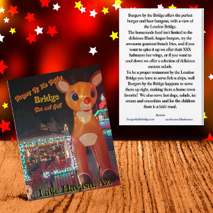 Plato De Papel Rudolph en Burgers By Bridge