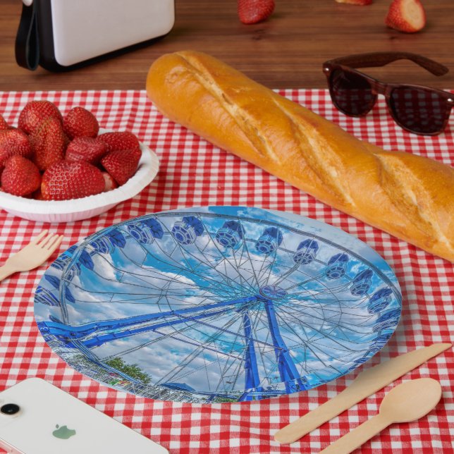 Plato De Papel Rueda de la fortuna (Picnic)