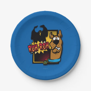 Plato De Papel Ruh-Roh Scooby-Doo and a Ghost