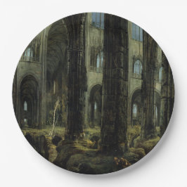 Plato De Papel Ruinas góticas (por Carl Blechen)