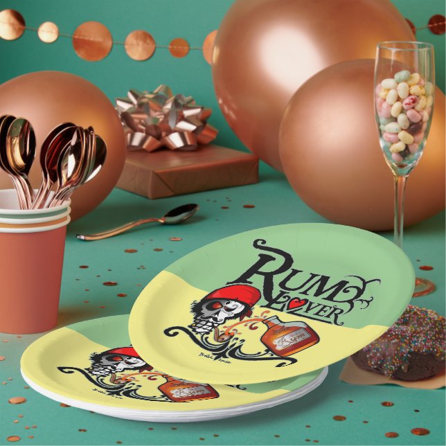 Plato De Papel Rum lover (Multi)
