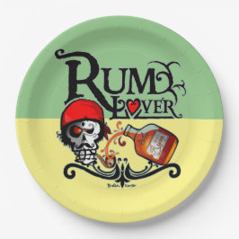 Plato De Papel Rum lover