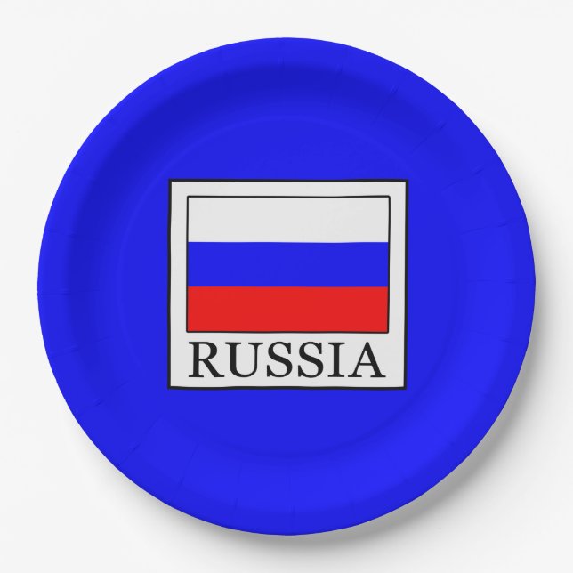 Plato De Papel Rusia (Anverso)